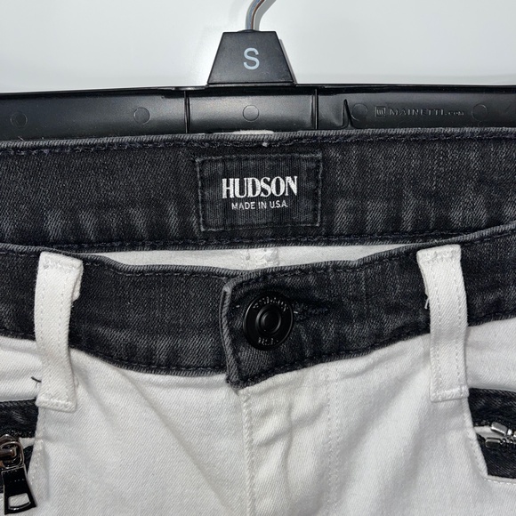 Hudson Chelsea Retreat Colorblock Super Skinny‎ Jeans Size 30 - Picture 9 of 13